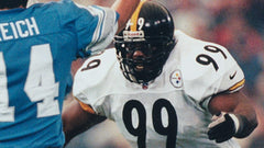 Levon Kirkland Signed Pittsburgh Steelers Jersey (JSA COA) 2xPro Bowl Linebacker