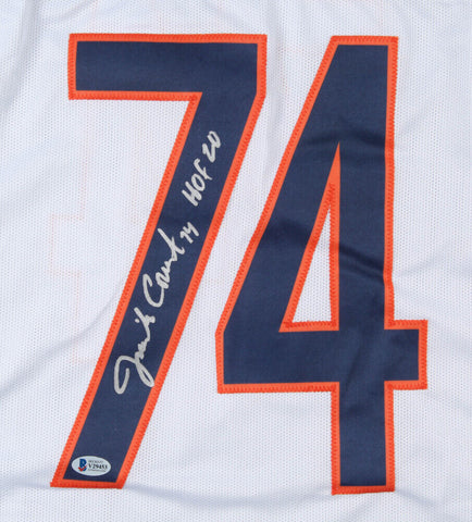 Jim Covert Signed Chicago Bears Jersey (Beckett COA) 1985 SB XX / 2xPro Bowl