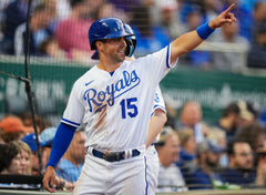 Whit Merrifield Signed Royals Jersey (Beckett) Kansas City's 2xAll Star 2nd Base