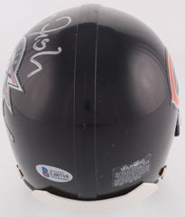 Jeff Fisher Signed Chicago Bears Super Bowl XX Mini Helmet (Beckett COA) Titans