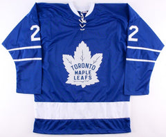 Nikita Zaitsev Signed Maple Leafs Jersey (Beckett COA) Toronto Rookie Defenseman