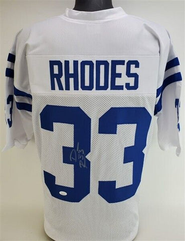 Dominic Rhodes Signed Indianapolis Colts Jersey (JSA COA) Super Bowl XLI Champ