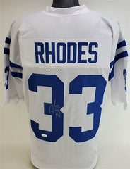 Dominic Rhodes Signed Indianapolis Colts Jersey (JSA COA) Super Bowl XLI Champ
