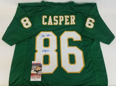 Dave Casper "CHOF 12" Signed Notre Dame Fighting Irish Jersey (JSA COA) Raiders