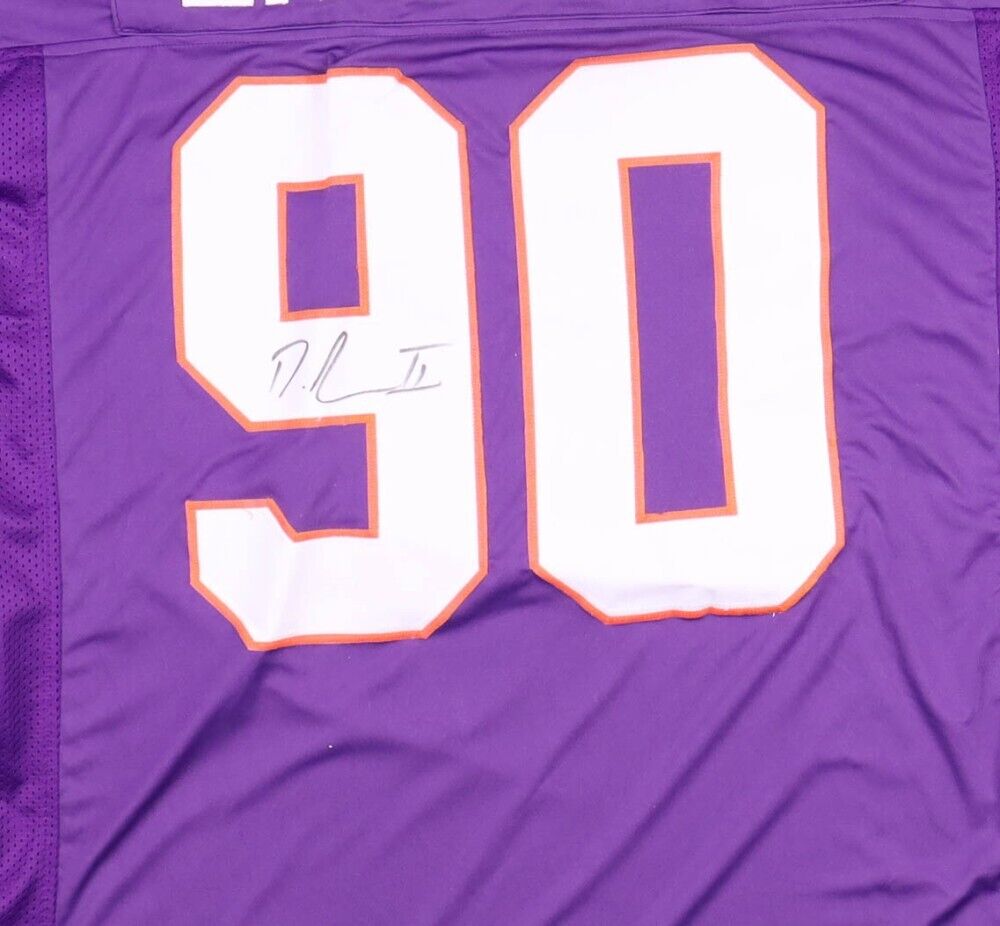 Dexter Lawrence Signed Clemson Tigers Jersey (JSA) 2xNational Champ / –