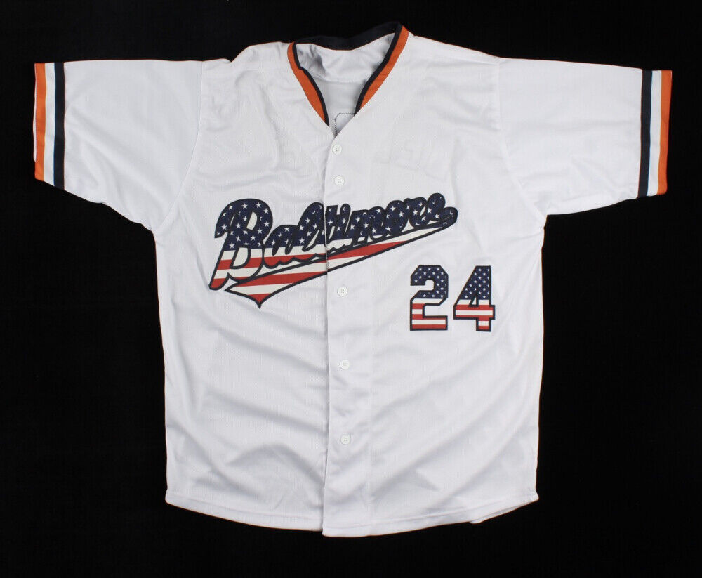 Rick Dempsey Signed Baltimore Orioles USA Jersey Inscribed MVP 83