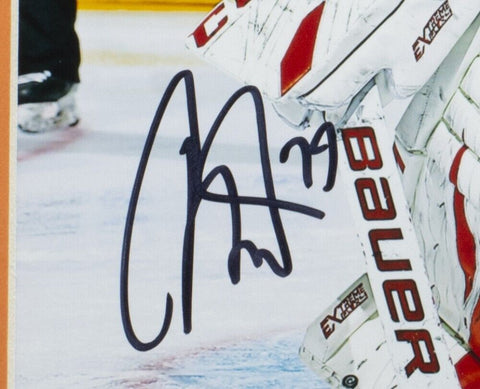 Carter Hart Signed Philadelphia Flyers 11"x14" Framed Photo (Fanatics) Goalie