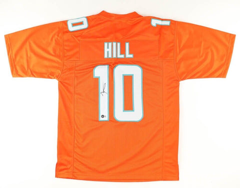 Tyreek Hill Signed Miami Dolphins Jersey (Beckett) 6xPro Bowl Wide Receiver