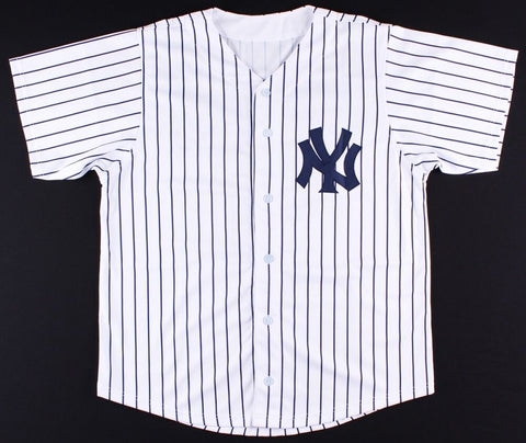 Chris Chambliss Signed NY Yankees Jersey (JSA COA) A.L. Rookie of the Year 1971