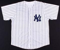 Chris Chambliss Signed NY Yankees Jersey (JSA COA) A.L. Rookie of the Year 1971