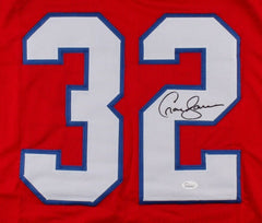 Craig James Signed New England Patriots Jersey (JSA) Pro Bowl (1986) S.B.XX R.B.
