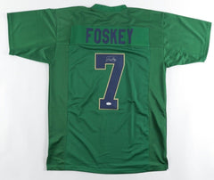 Isaiah Foskey Signed Notre Dame Fighting Irish Jersey (JSA COA) Senior / Def End