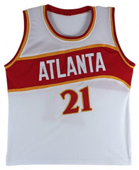 Dominique Wilkins Signed Atlanta Hawks Jersey (Beckett COA)   Hall of Fame 2006