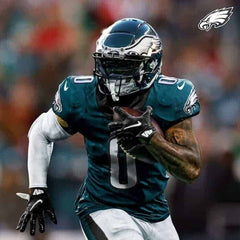 D'Andre Swift Signed Philadelphia Eagles Mini Helmet (Beckett) Ex-Georgia R.B.