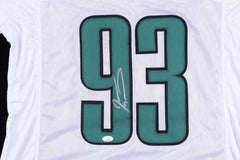 Jevon Kearse Signed Philadelphia Eagles Jersey (JSA COA)3xPro Bowl Defensive End