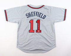 Gary Sheffield Signed Atlanta Braves Jersey (JSA) 500 Home Run Club & 9xAll Star