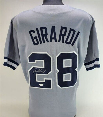 Joe Girardi Signed Yankees Jersey (JSA COA) Gray Road New York Manager Jersey