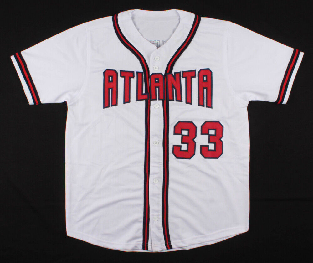 atlanta braves game issued jersey