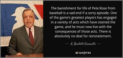 Pete Rose Signed "Banned from Baseball" Document (Beckett) Lifetime Ban from MLB