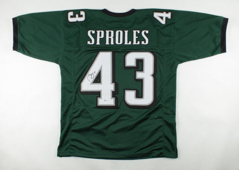 Darren Sproles Signed Philadelphia Eagles Jersey (Beckett COA) Super Bowl Champ
