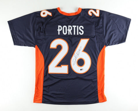 Clinton Portis Signed Denver Broncos Jersey (Tri Star Hologram) 2×Pro Bowl RB