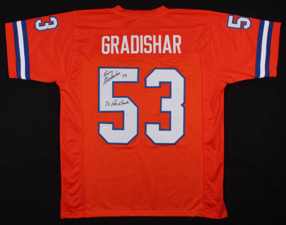 Randy Gradishar Signed Broncos Jersey '7xPro Bowl' (JSA COA) Denver  Linebacker