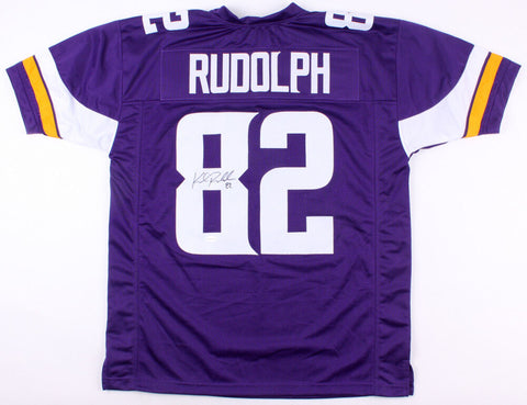 Kyle Rudolph Signed Minnesota Vikings Jersey (TSE COA) 2×Pro Bowl TE 2012, 2017