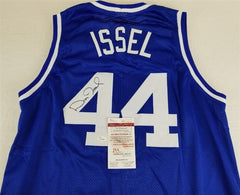 Dan Issel Signed Kentucky Wildcats Blue Custom Jersey (JSA COA) Denver Nuggets