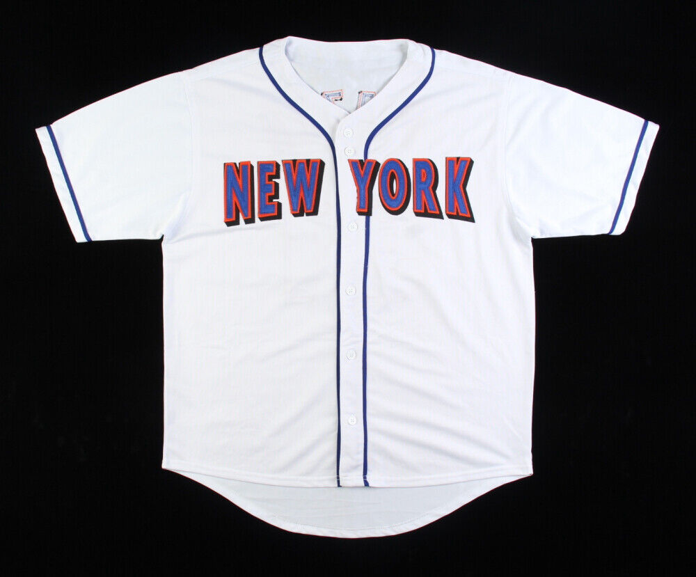 Mike Piazza Signed New York Mets Jersey (Beckett) 1993 Rookie of Year –