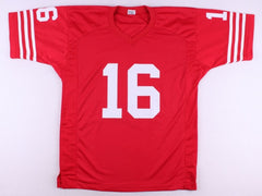Joe Montana Signed San Francisco 49ers Jersey (GTSM Holo) 4x Super Bowl Champion