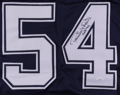 Randy White Signed Career Highlight Stat Jersey Inscribed "H.O.F. 94" (JSA COA)