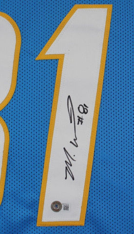Mike Williams Signed Los Angeles Chargers Jersey (Beckett)