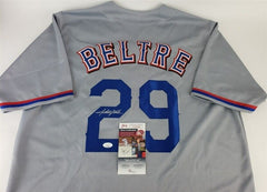 Adrian Beltre Signed Texas Ranger Gray Road Jersey (JSA COA) 3186 Hits / 477 HRs