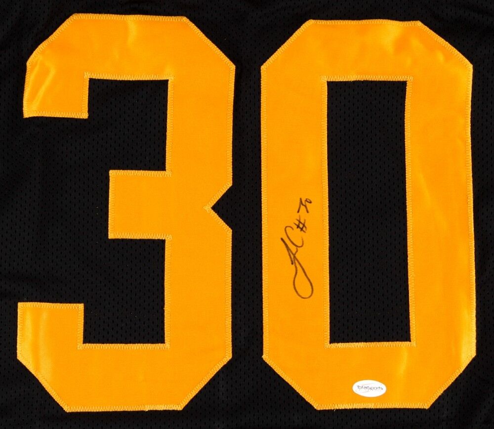 James Conner Signed Steelers Color Rush Jersey (TSE) Pittsburgh #1 Run –