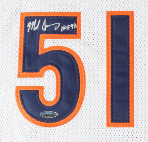 Butkus, Urlacher, Singletary Signed Monsters of the Midway Chicago Bears Jersey