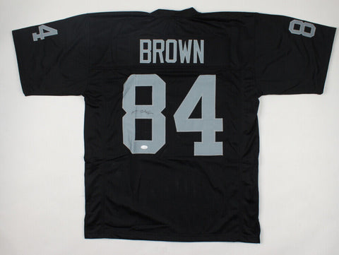 Antonio Brown Signed Oakland Raiders Black Jersey (JSA COA) 5×Pro Bowl Receiver