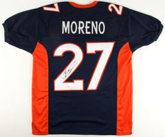 Knowshon Moreno Signed Broncos Jersey (JSA COA) Georgia BullDog