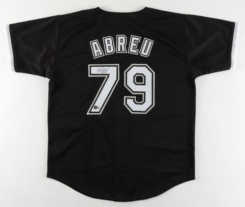 Jose Abreu Signed Chicago White Sox Jersey (Beckett) 2014 A L Rookie of Year 1B