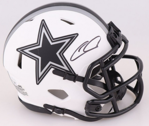 CeeDee Lamb Cowboys Signed Mini Helmet (JSA) Dallas 2021 Pro Bowl Receiver
