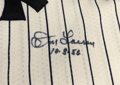 Don Larsen (d. 2020) "10-8-56" Signed New York Yankees Majestic Jersey (JSA COA)