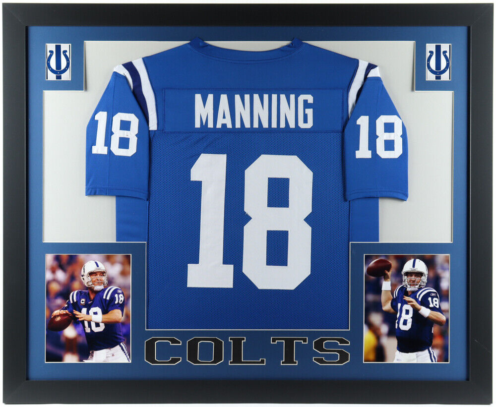 Peyton Manning Indianapolis Colts 35"x43" Framed Jersey / Super Bowl XLI M.V.P.