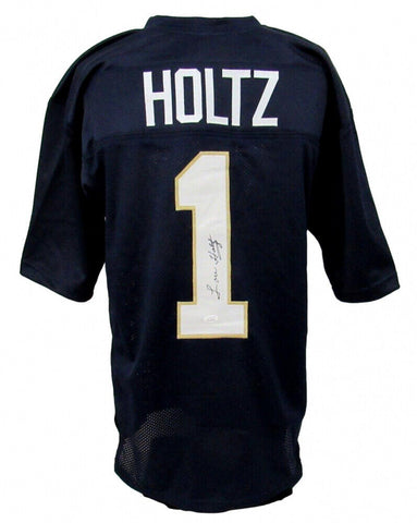 Lou Holtz Signed Fighting Irish Jersey (JSA COA) Notre Dame 1988 National Champs