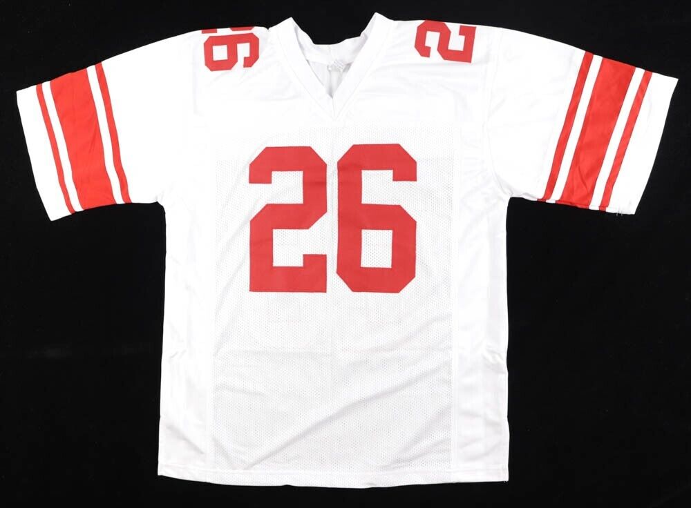 Saquon Barkley Signed New York Giants Jersey (JSA) #1 RB Pick 2018 Draft/Penn St