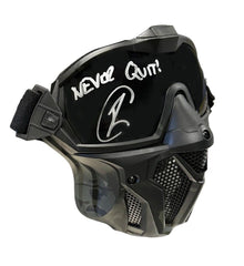 Robert O'Neill Signed Navy SEAL Tactical Mask Inscribed Never Quit! (PSA COA)