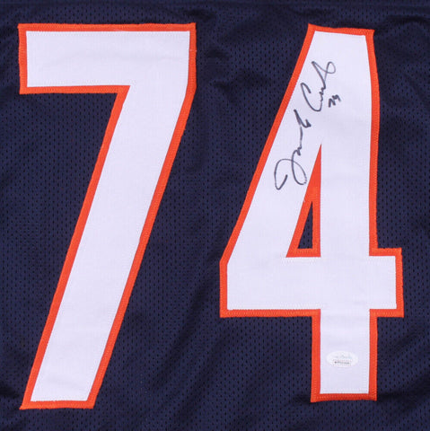 Jim Covert Signed Chicago Bears Career Highlight Stat Jersey (JSA COA) HOF 2002