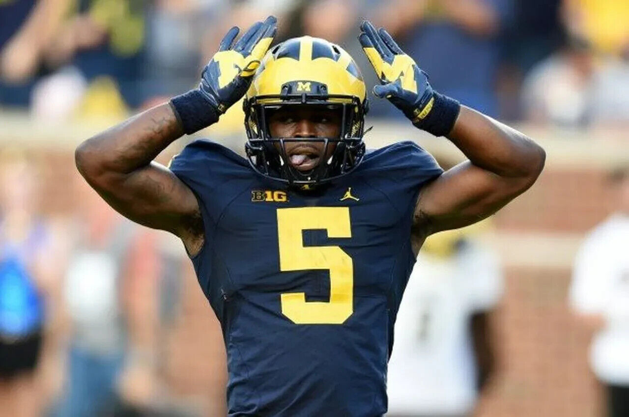 Jabrill Peppers Signed Michigan Wolverines Jersey (JSA COA) Patriots Safety