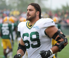 David Bakhtiari Signed Packers Jersey (OKAuthentics) Green Bay 3xPro Bowl O.T.