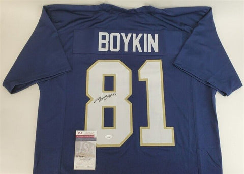 Miles Boykin Signed Notre Dame Fighting Irish Jersey (JSA COA) Steelers WR