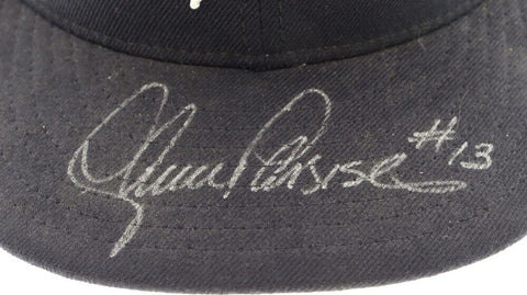 Lance Parrish Signed New Era Fitted Baseball Cap (JSA COA) 1984 Detroit Tigers