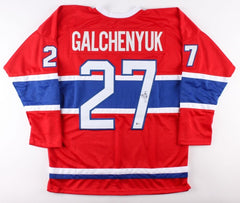 Alex Galchenyuk Signed Canadiens Jersey(Beckett) 3rd overall pick,2012 NHL Draft